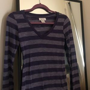 Purple striped PAC Sun blouse